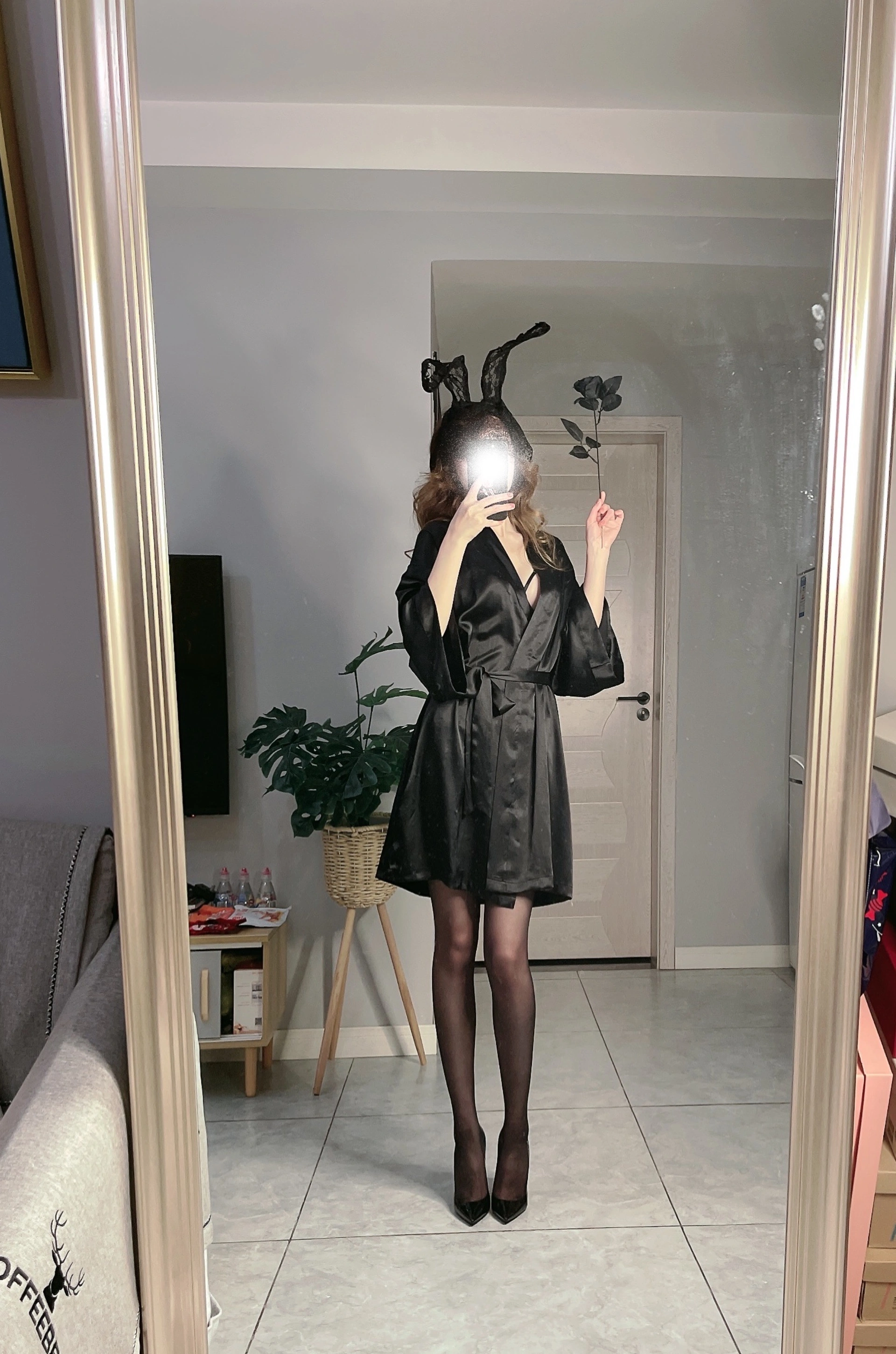 鹿八岁baby – NO.047 赠送图 蕾丝兔女郎 1